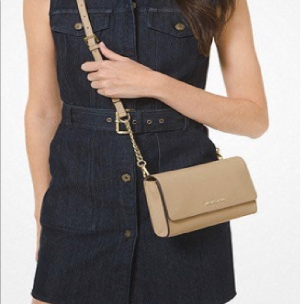 Saffiano Leather 3-in-1 Crossbody